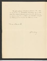 k.k. naturhistorisches Hofmuseum, Intendanzakten 1885-1896 (Hauer), Aktenzahl Z.22/1890, Seite 2
